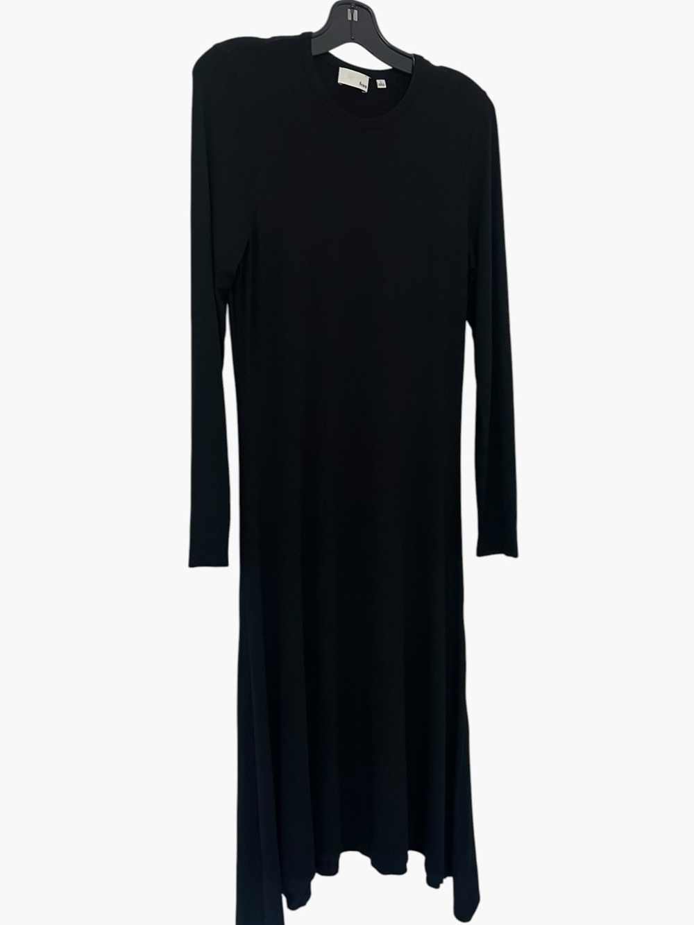 Aritzia Wilfred Free Asymmetric Maxi Black Dress Size L